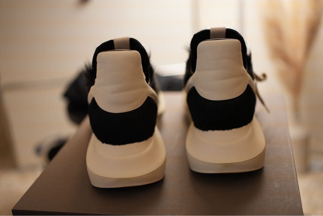 RICK OWENS GETH RUNNER ハラコ ランウェイ黒 43 新品