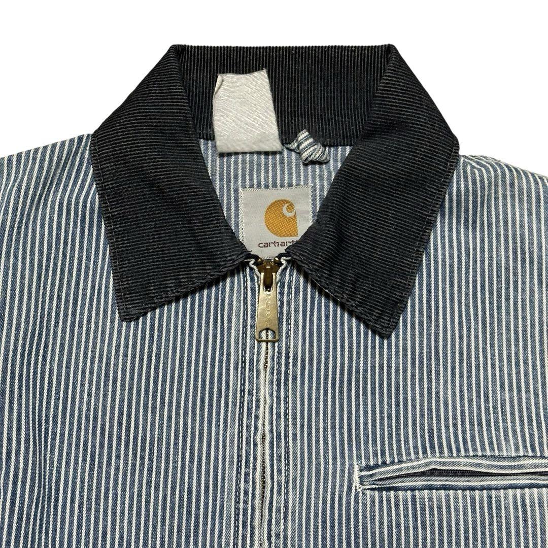 希少 80´s Carhartt デトロイトジャケット ヒッコリー ストライプ - bleachcolorgrading.com