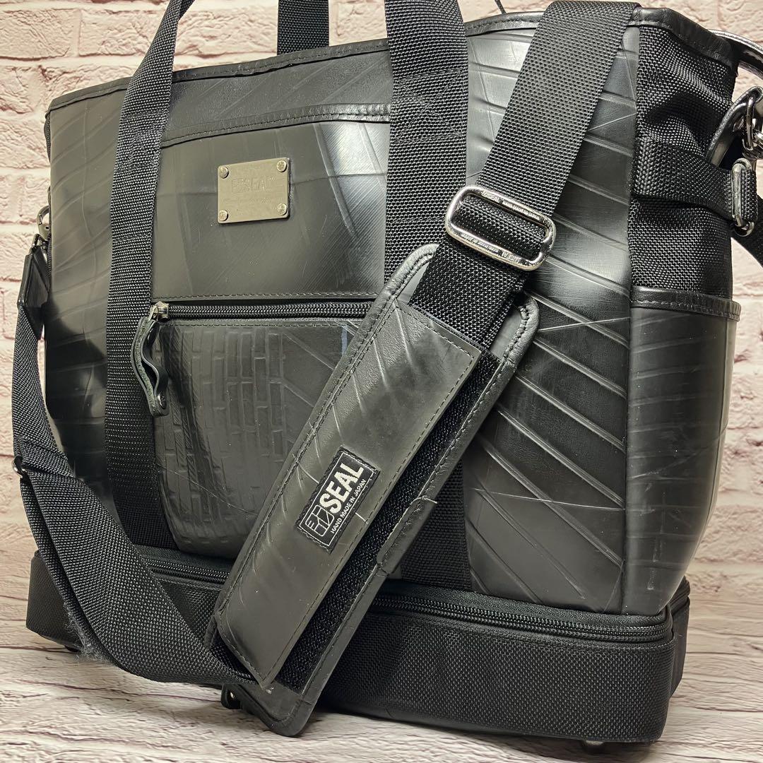 美品 SEAL シール 廃棄タイヤ A4 2way トートバッグ ビジネスバッグ