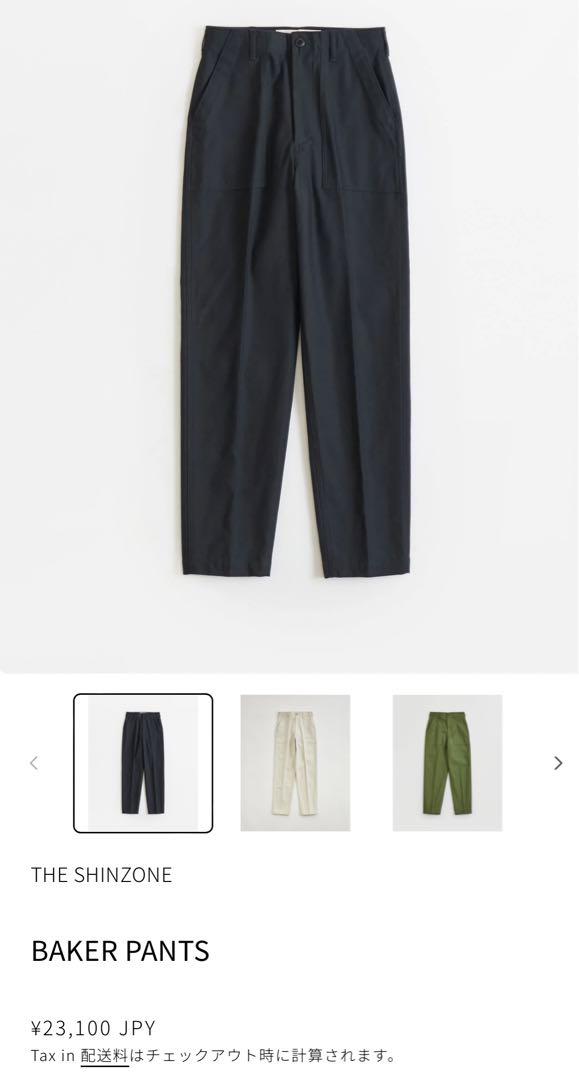 【未使用】シンゾーン　ベイカーパンツ　黒　32　Baker Pants