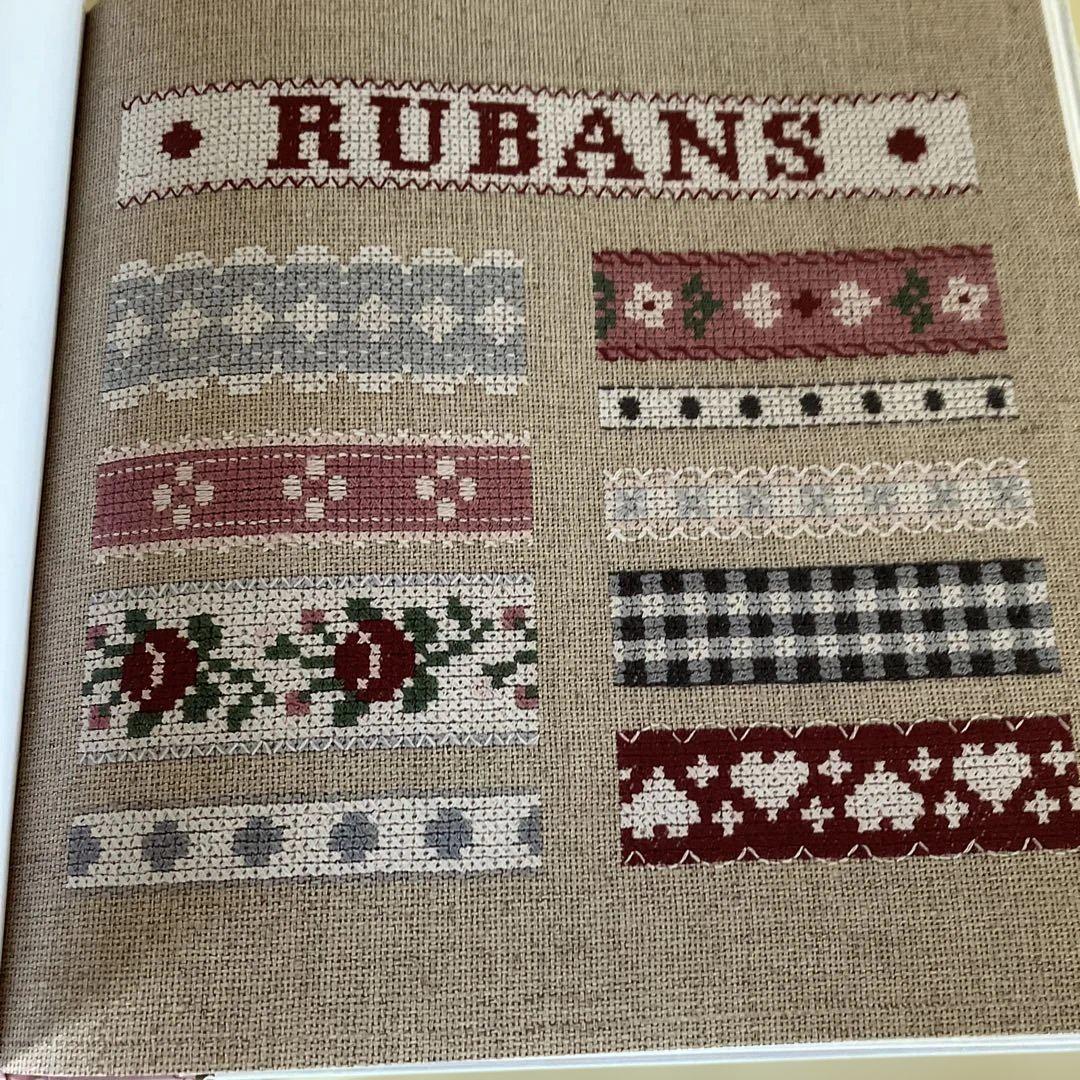 クロスステッチ　洋書 クロスステッチ 図案 洋書 フランス 刺繍 レース - メルカリ