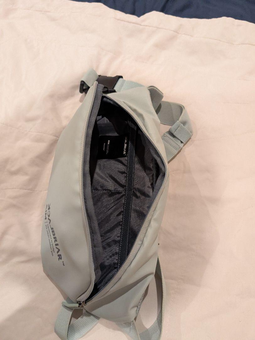 BLACKBRIAR Waist bag Mint grayボディバッグ