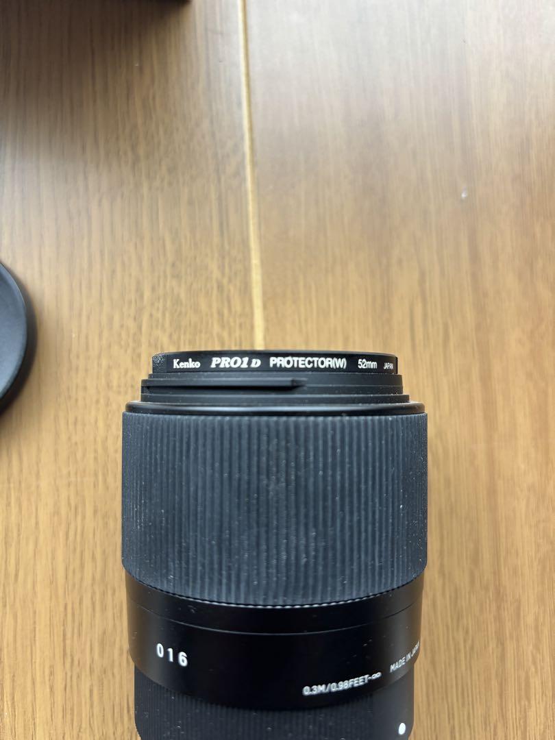 SIGMA 30mm F1.4 DC DN Eマウント レンズフィルター付き