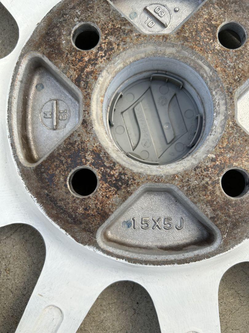 スズキ純正 エンケイ ホイールセット 165/55R15 2024年タイヤ スズキ純正 エンケイ ホイールセット 165/55R15 2024年タイヤ