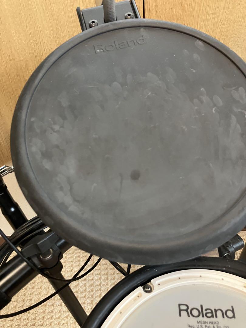 Roland 電子ドラムTD-11 バスドラムパッド、ペダル欠品