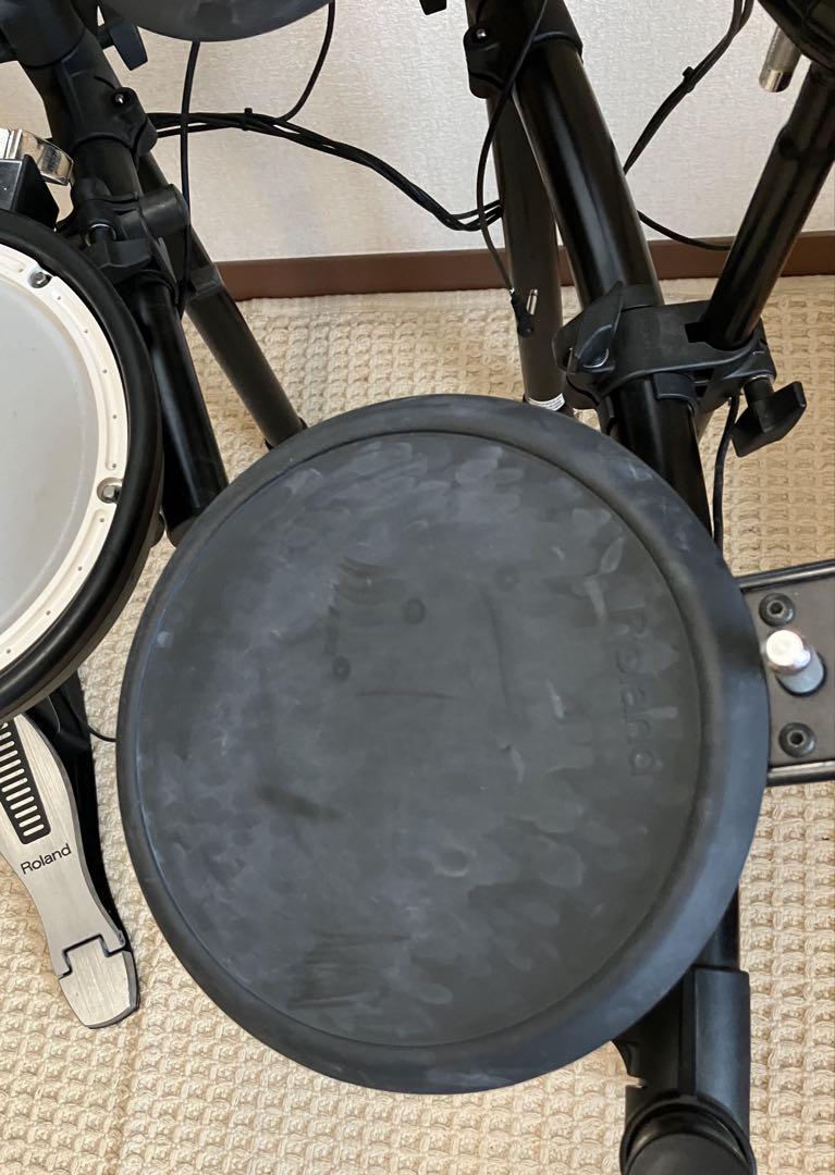 Roland 電子ドラムTD-11 バスドラムパッド、ペダル欠品