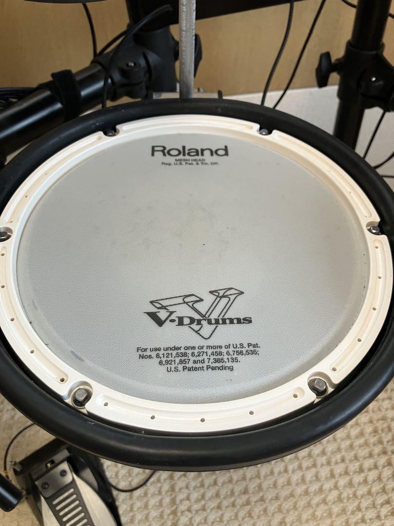 Roland 電子ドラムTD-11 バスドラムパッド、ペダル欠品