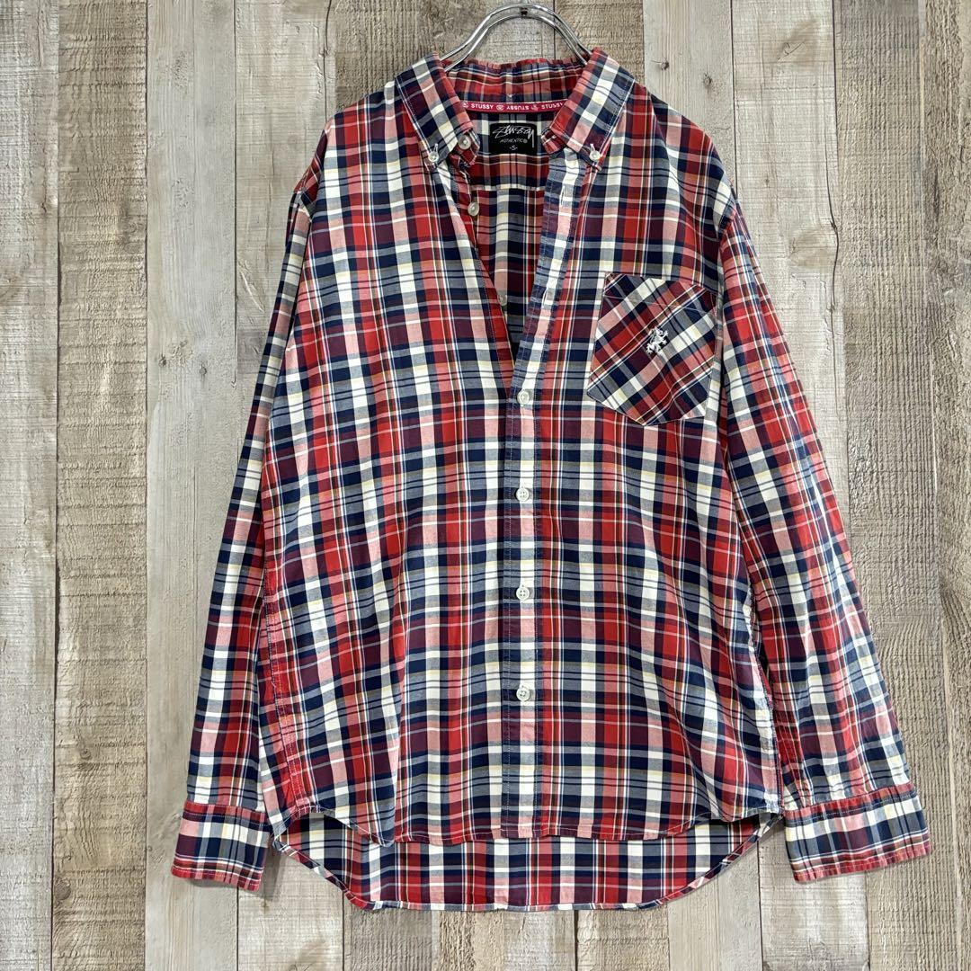 ステューシー STUSSY チェックシャツ シャツ チェック柄 長袖 00 ステューシー STUSSY チェックシャツ シャツ チェック柄 長袖 00