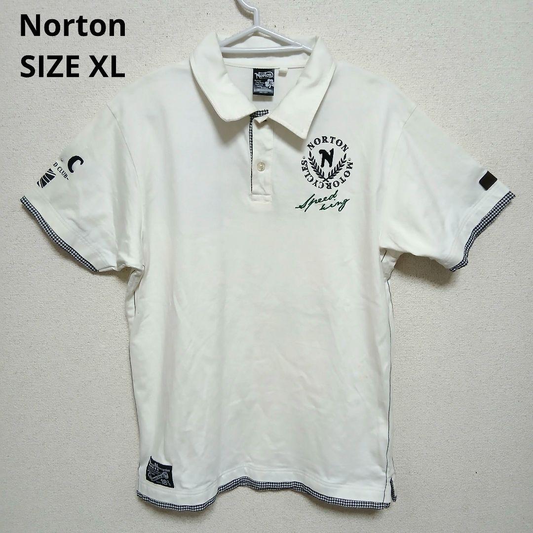 Norton ノートン メンズ ポロシャツ ホワイト XL - メルカリ