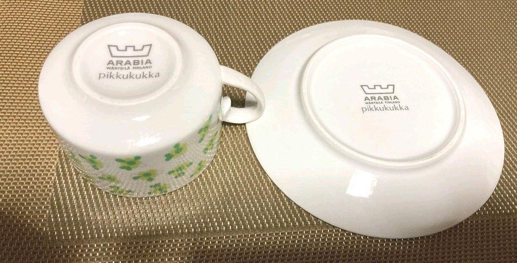 新作登場人気SALE ARABIA アラビア ピッククッカ 小さいお花のカップ&ソーサー iThPv-m90464946057 国産在庫あ