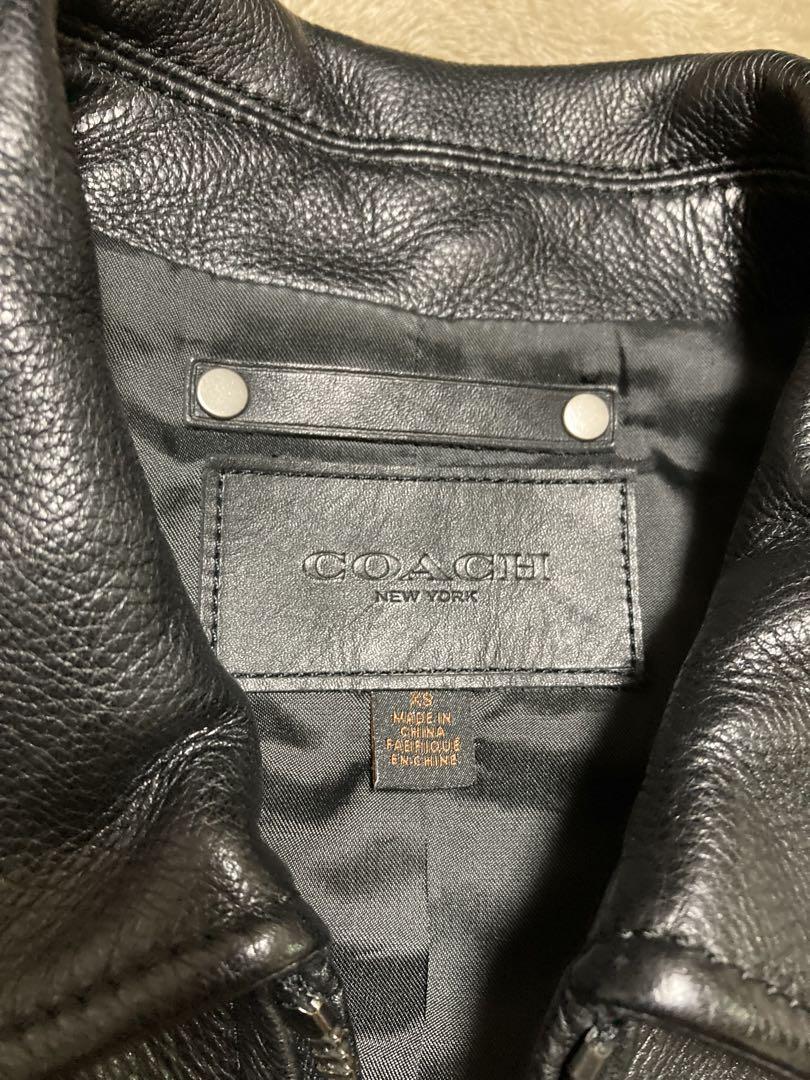 COACH 黒 レザージャケット