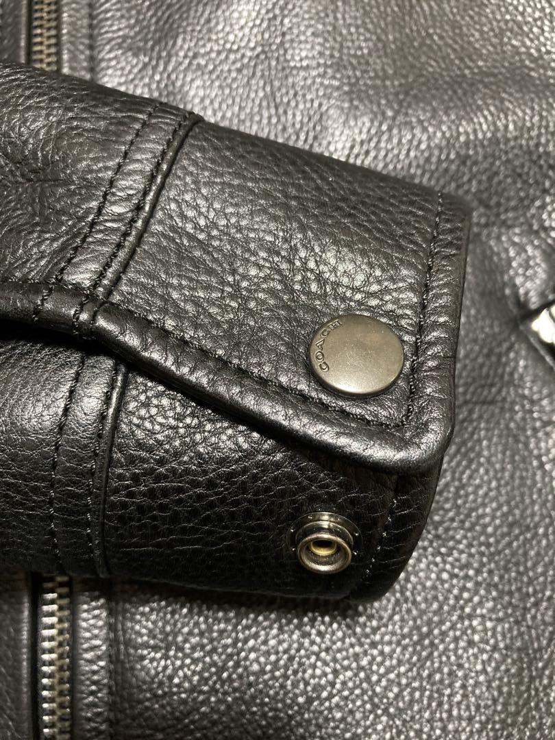 COACH 黒 レザージャケット