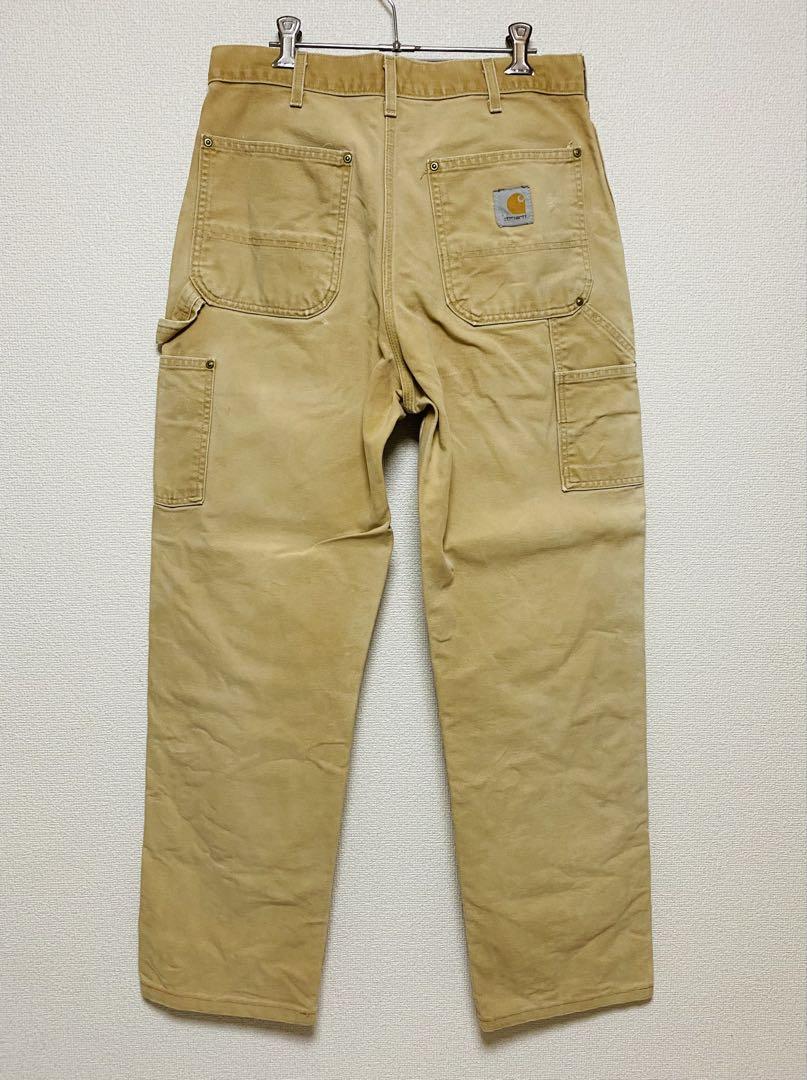 90s carhartt カーハート　アメリカ製　ダブルニー　ワークパンツ