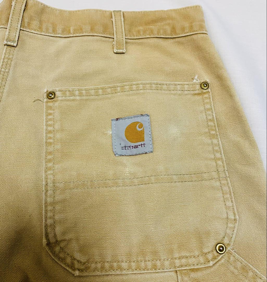 90s carhartt カーハート　アメリカ製　ダブルニー　ワークパンツ