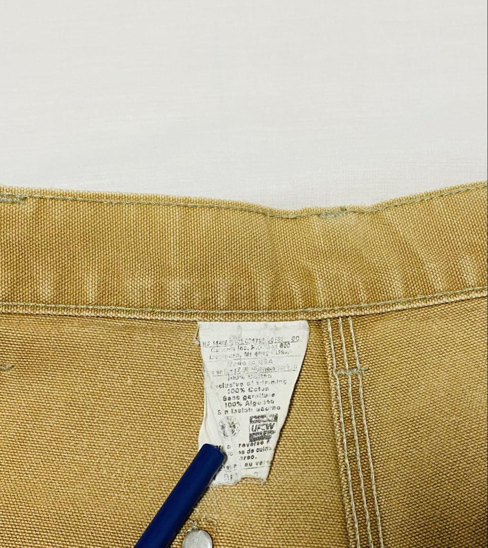 90s carhartt カーハート　アメリカ製　ダブルニー　ワークパンツ