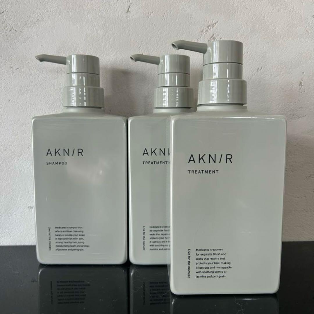 新品 未使用】 梨花 AKN/R シャンプー・トリートメント 3本