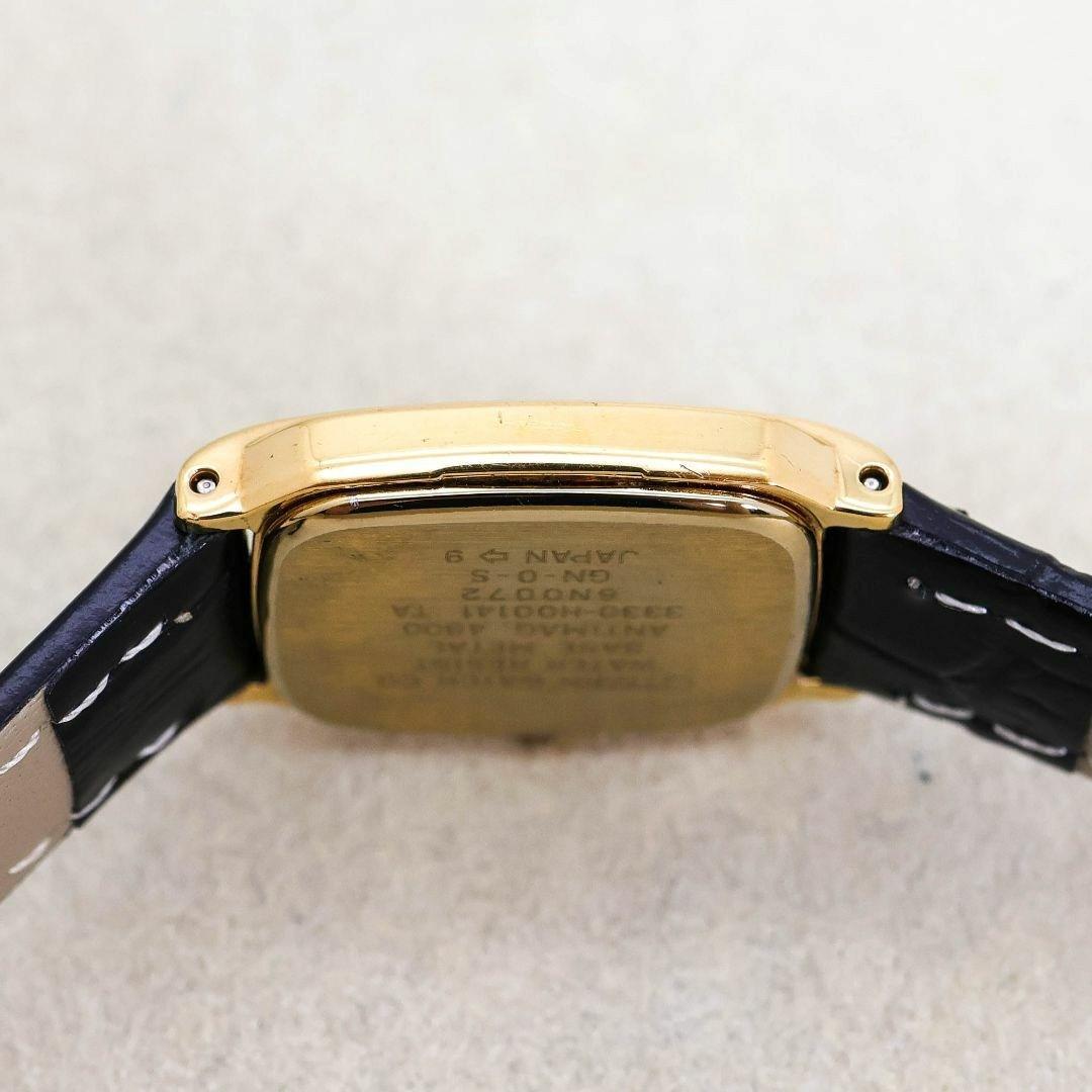 稼働 CITIZEN EXCEED 腕時計 レディース レザー 新品電池1644