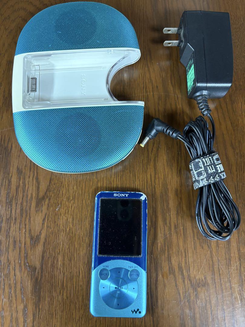 SONY ウォークマン 青色 充電器付き