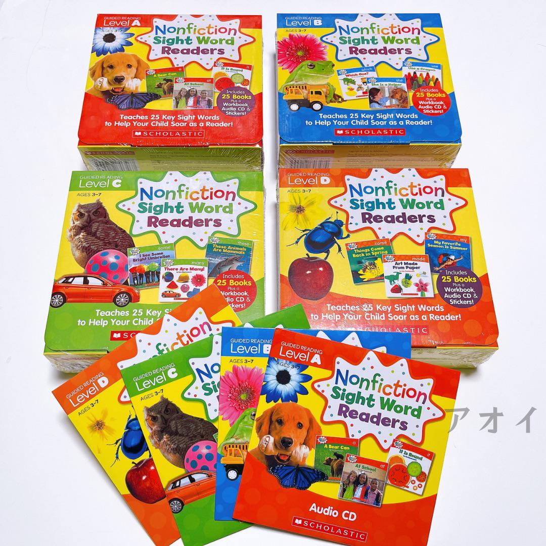 Nonfiction Sight Word Readers CD付 英語絵本教材 - メルカリ