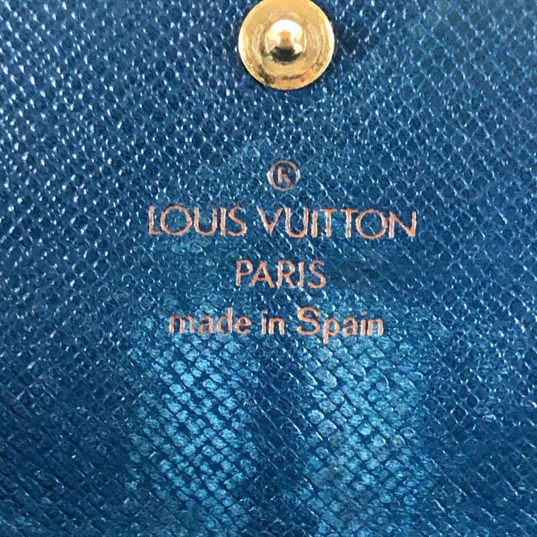 LOUISVUITTON ルイヴィトン エピ ポルトフォイユサラ 長財布 ブルー
