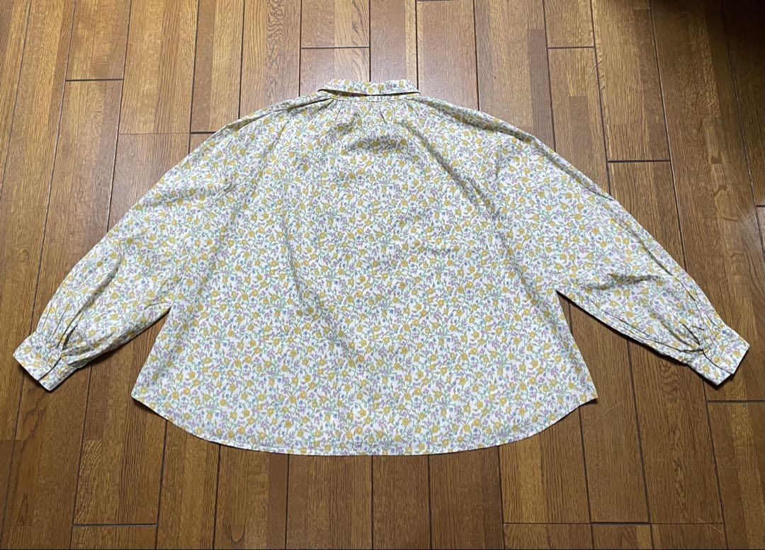 【極美品】NIMES（ニーム）　リバティタナローン　花柄ブラウス　長袖