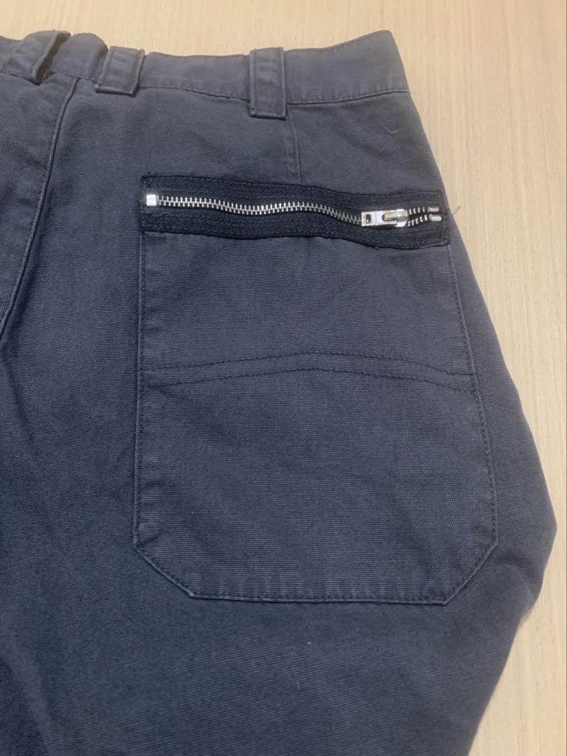 ACNE STUDIOS グレー カーゴポケット トラウザーズ