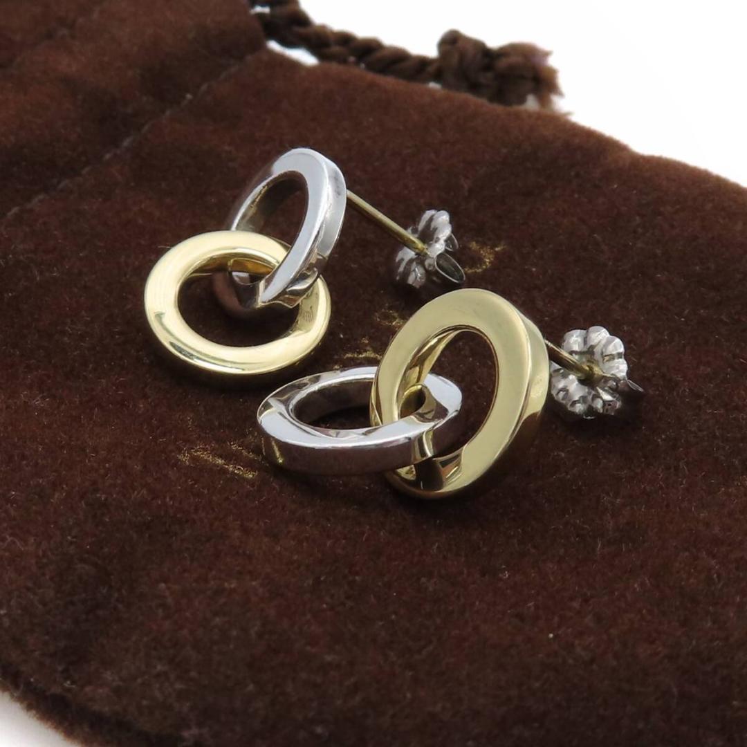 品質検査済 ティファニー ピアス コンビ フープ ダブル シルバー ゴールド アクセサリー