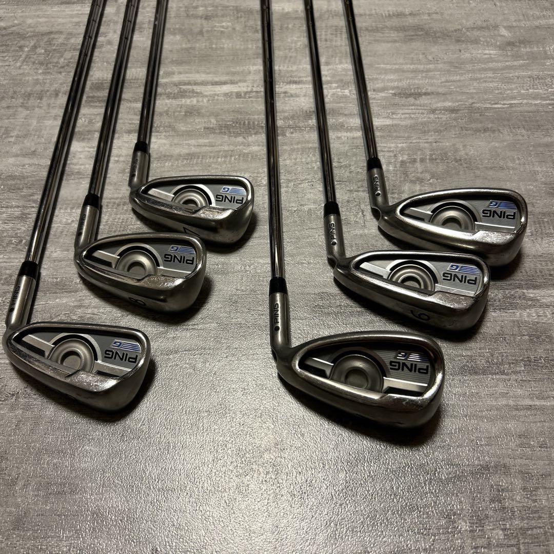 円高還元 G PING アイアンセット 6本 W 5-9 クラブ