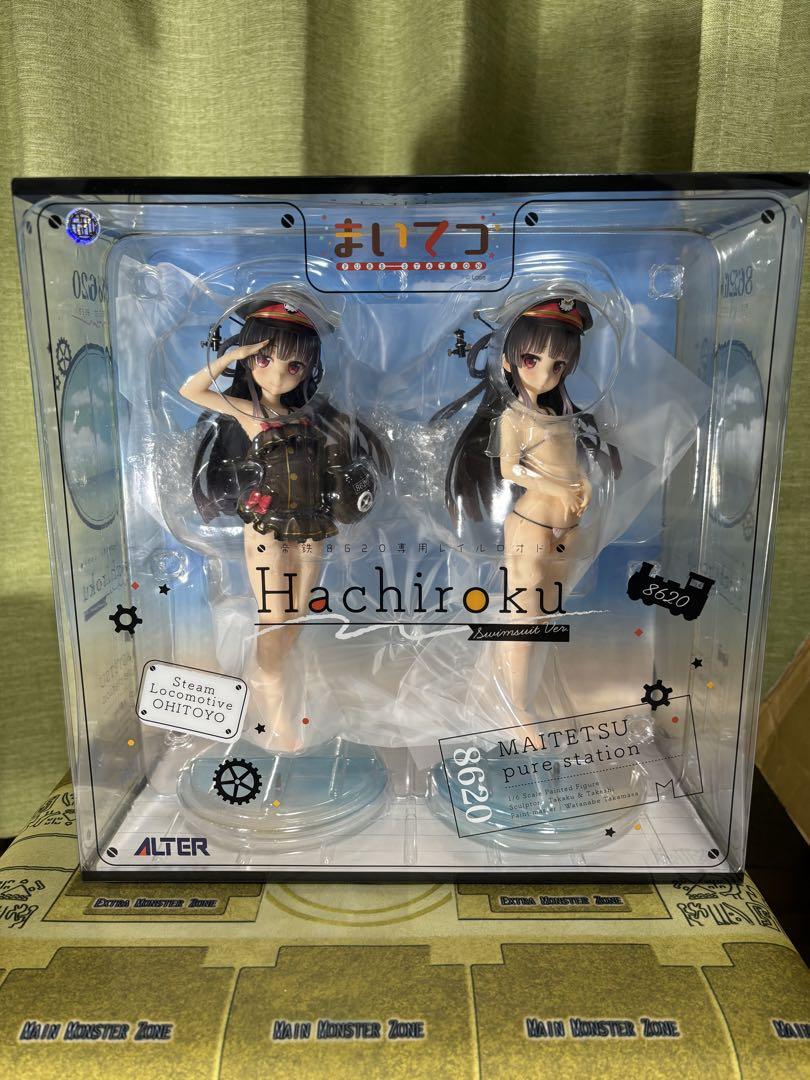未開封　まいてつ pure station ハチロク 水着Ver. フィギュア 水着の面積少なすぎっ！ 「まいてつ pure station」より