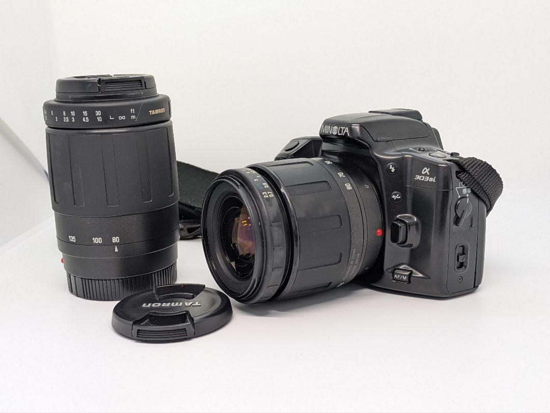 MINOLTA α303Si　Tamronズームレンズ２本 MINOLTA α303si ／レンズSIGMA 2本 ／説明書付 - メルカリ