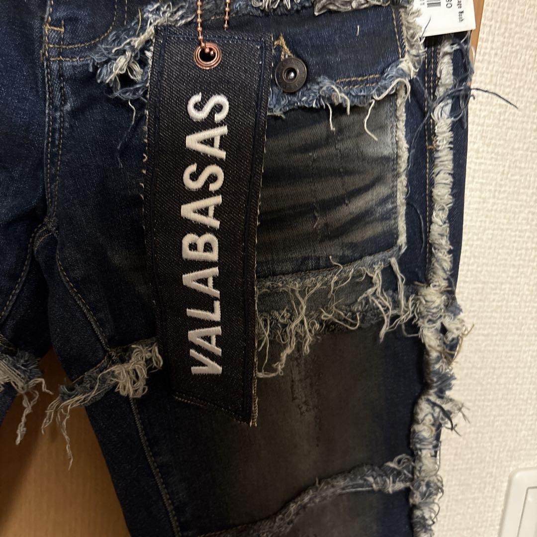 【新品未使用】VALABASAS フレアデニム 30 バラバサス　ブルー