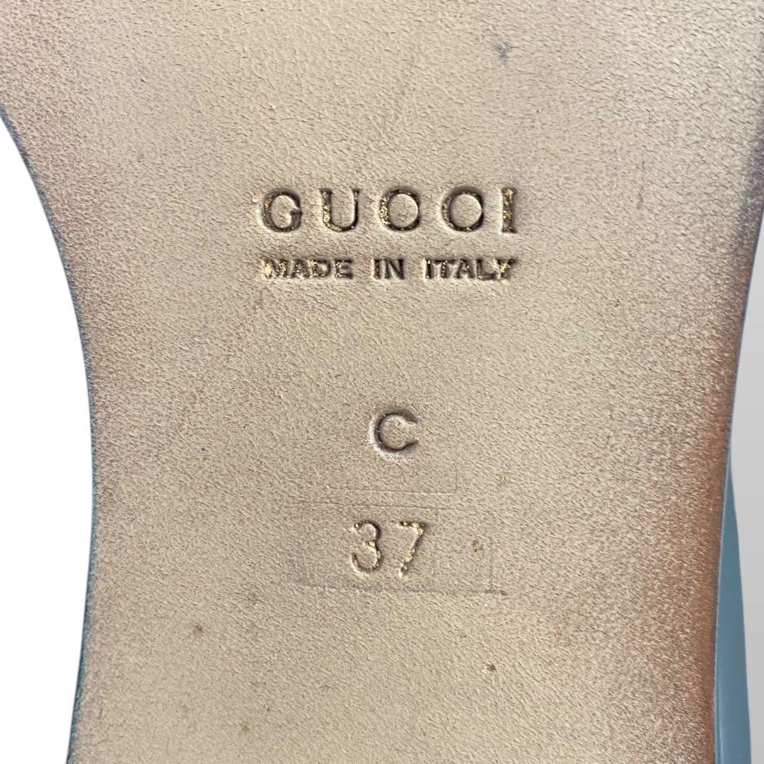 【美品】GUCCI ホースビットローファー　ゴールド金具　黒 23.5-24cm