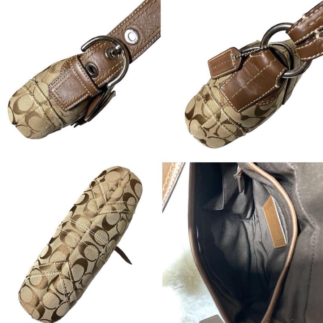 美品 COACH ソーホー ワンショルダーバッグ シグネチャー
