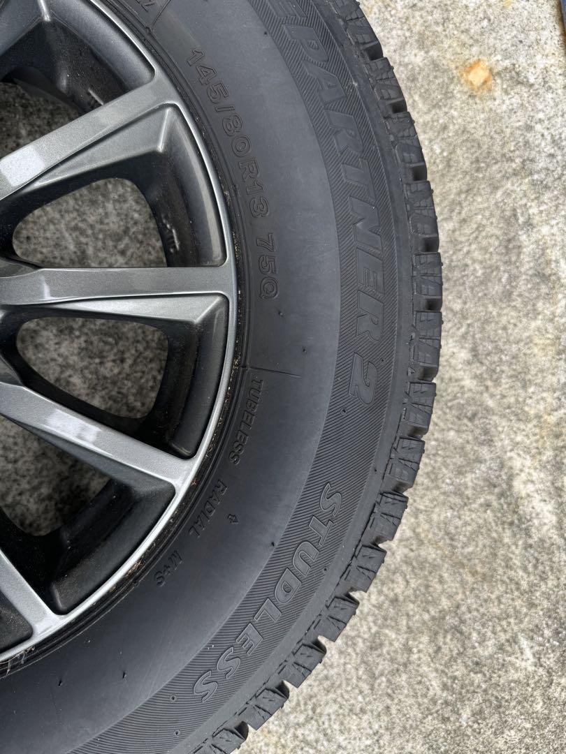 スタッドレス タイヤ 145/80R13