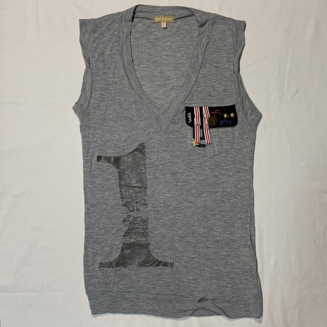 vintage italy製 galliano design top
