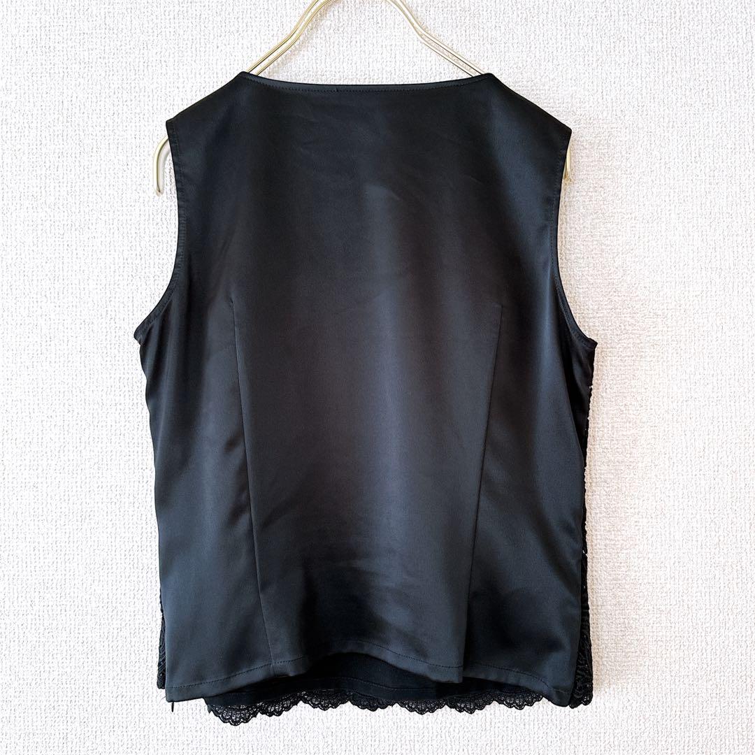 公式の店舗 GIVENCHY ジバンシィ ブラック トップス タンクトップ レース トップス