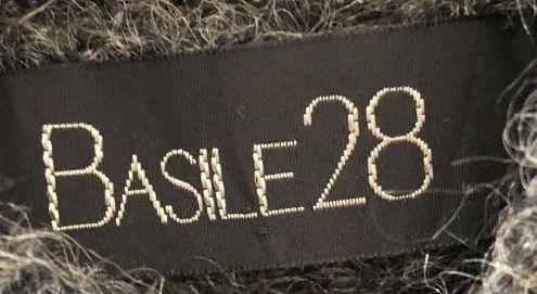 数量限定定番 BASILE28 ハイネックロングニット 40号 Y4Spu-m90494161616 サイドスリット 即納爆買い