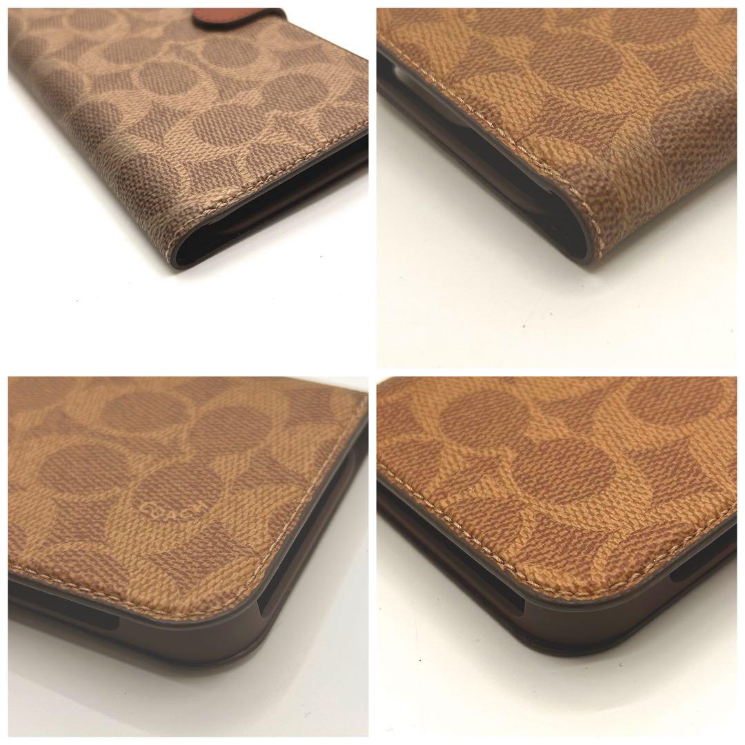 Coach 手帳型 iPhoneケース ブラウン COACH 手帳型 iPhoneケース ブラウン - メルカリ