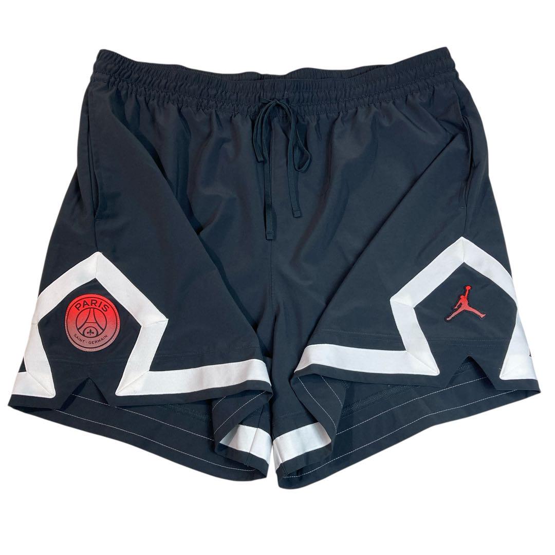 【size XXL】 JORDAN×PSG コラボ　ハーフパンツ　ブラック