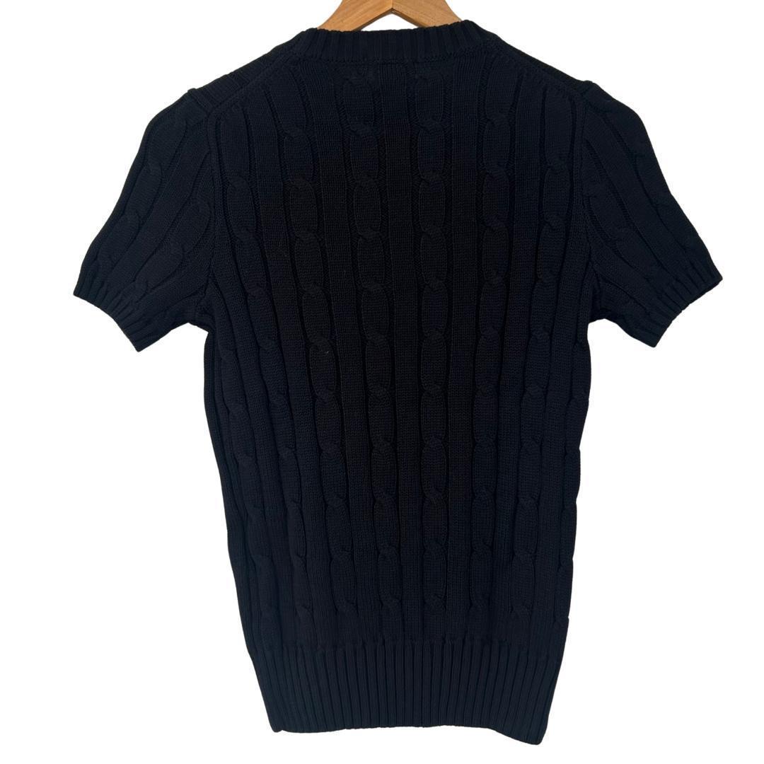 『未使用品』POLO RALPH LAUREN 半袖ケーブルニット Mサイズ POLO RALPH LAUREN - Polo Ralph Lauren 半袖 ケーブルニット
