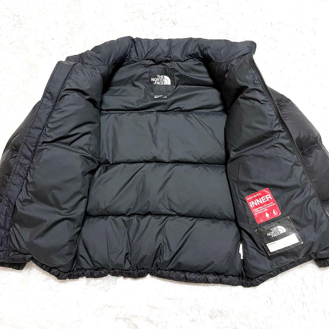 極美品 ザノースフェイス ヌプシ ダウンジャケット　ブラック 150 キッズ