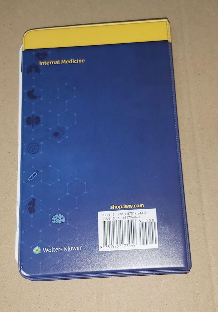 健康・医学 Pocket Medicine 7th Edition Ring Binder