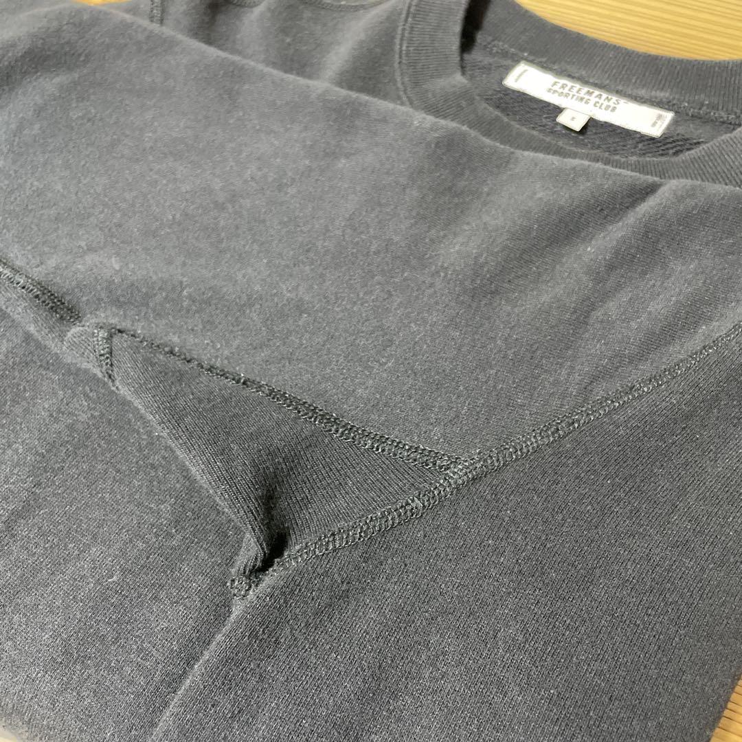 【美品】LOOPWHEELER×FREEMAN'S スウェットS ブラック
