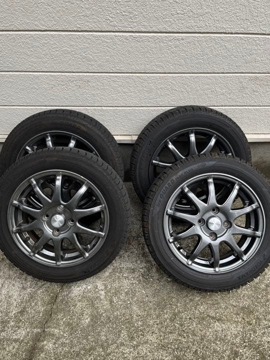 贅沢品 155/65R14 ヨコハマタイヤ スタッドレス タイヤ/ホイールセット