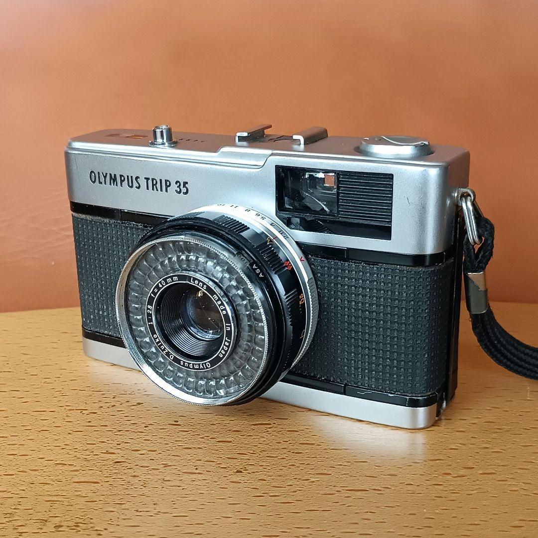 フィルムカメラ【整備、完動品】オリンパストリップ35