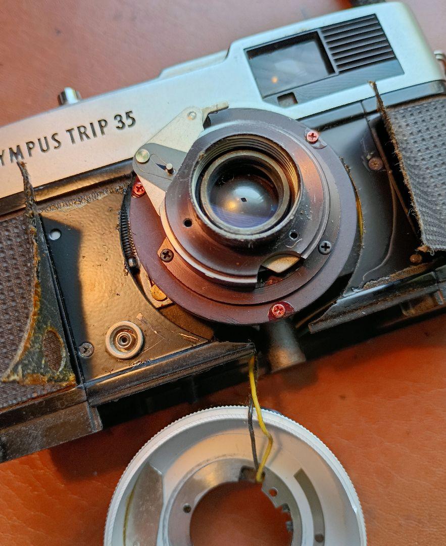フィルムカメラ【整備、完動品】オリンパストリップ35