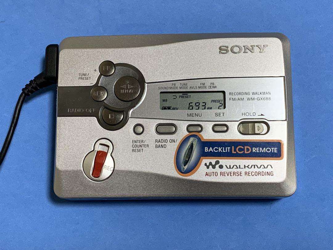 SONY WALKMAN 高性能録再機 カセットウォークマン WM-GX688 SONY WALKMAN 高性能録再機 カセットウォークマン WM-GX688