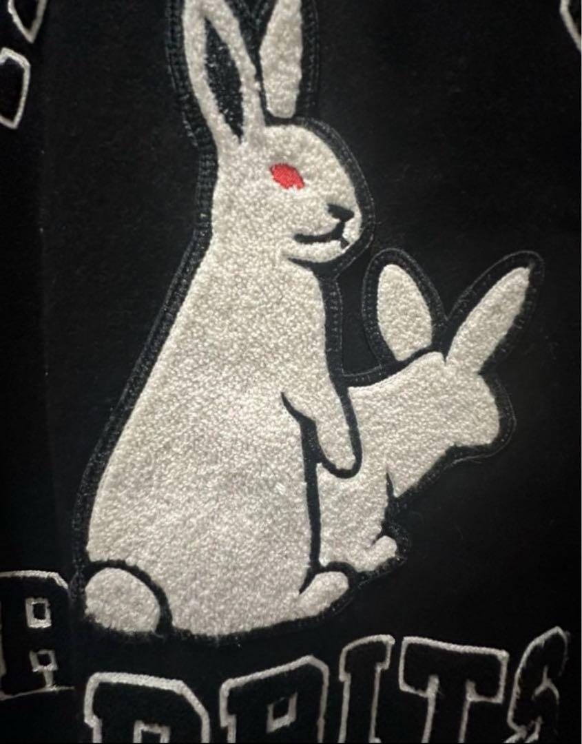 入手困難 Fxxking Rabbits スタジャン ブラック+fr2袋付き