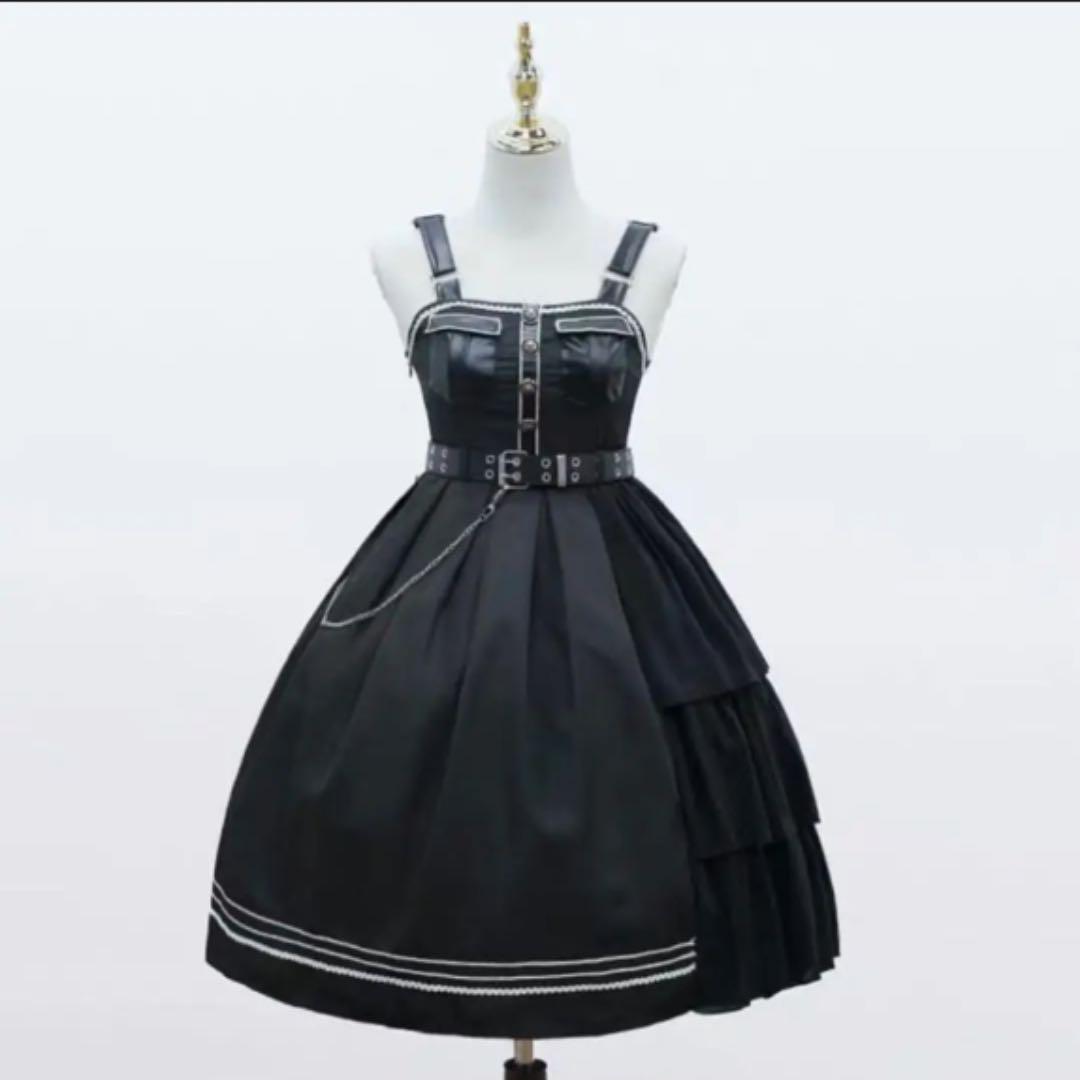 ページお 暗夜 ロリータ アマベル toalice 2KVQs-m90511396285 ジャンパースカート ミリタリーロリィタ ❣のサイズ