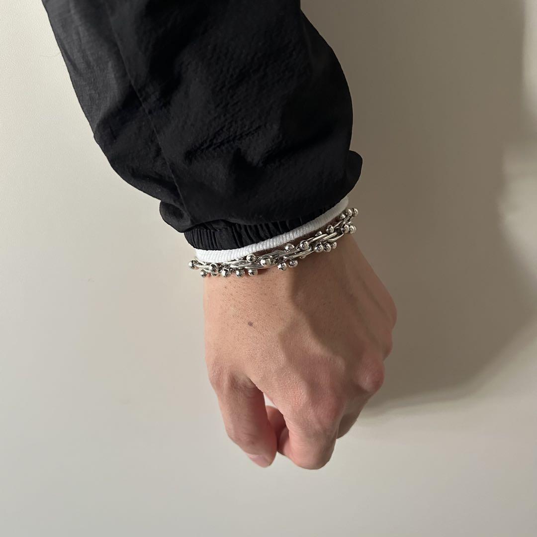 希少 メキシコ製 MEXICO VINTAGE 細身DNA ブレスレット 925